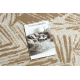 FLAT 48977256 Tapis sisal Feuilles de palmier - couleur paille beige naturel, ficelle