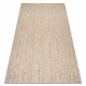 FLAT 48964265 Sisalteppich Fischgrät - naturbeige Strohfarbe, Kordel
