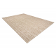 FLAT 48964265 Sisalteppich Fischgrät - naturbeige Strohfarbe, Kordel