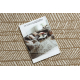 FLAT 48964265 Tapete Sisal Espinha de peixe - cor bege palha natural, barbante