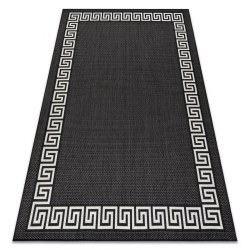Koberec FLAT SISAL 49373690 Grécky čierna / krémová 