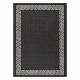 Килим SIZAL FLAT 49373690 Гръцки черно / кремаво