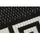Koberec FLAT SISAL 49373690 Grécky čierna / krémová 