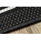 Koberec FLAT SISAL 49373690 řecký černá / krémová