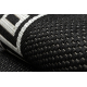 Koberec FLAT SISAL 49373690 řecký černá / krémová