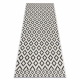 Carpet SISAL FLAT 49361960 Rhombuses cream / black