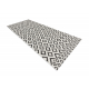 Carpet SISAL FLAT 49361960 Rhombuses cream / black