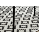 Covor sisal Flat 49361960 Romburi crem / negru