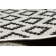 Covor sisal Flat 49361960 Romburi crem / negru