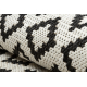 Teppich FLAT SISAL 49361960 Rauten creme / schwarz