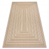 Dywan sizal FLAT 48962265 Geometryczny - beż naturalny kolor słomkowy, sznurkowy