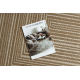 FLAT 48962265 Sisal carpet Geometric - natural beige straw color, string