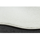 Alfombra ETON PLUS color crema, monocromática, uniforme, lisa