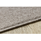 Alfombra ETON PLUS color beige, monocromática, uniforme, lisa