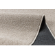 Alfombra ETON PLUS color beige, monocromática, uniforme, lisa