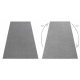 ETON PLUS tappeto grigio chiaro, monocolore, uniforme, semplice