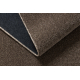ETON PLUS Teppich mocca Melange braun / beige