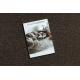 ETON PLUS Teppich mocca Melange braun / beige