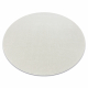 ETON PLUS Teppich Kreis creme, einfarbig, einheitlich, schlicht