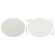 ETON PLUS circle carpet cream, one-color, uniform, plain