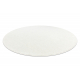 ETON PLUS Teppich Kreis creme, einfarbig, einheitlich, schlicht
