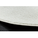 ETON PLUS Teppich Kreis creme, einfarbig, einheitlich, schlicht