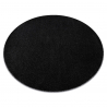 Dywan ETON PLUS koło antracyt jednolity, jednokolorowy, gładki