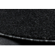 ETON PLUS Teppich Kreis Melange Anthrazit / Silber