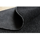 ETON PLUS Teppich Kreis Melange Anthrazit / Silber