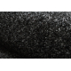 ETON PLUS Teppich Kreis Melange Anthrazit / Silber