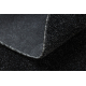 ETON PLUS Teppich Kreis Melange Anthrazit / Silber
