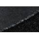 ETON PLUS Teppich Kreis Melange Anthrazit / Silber
