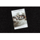 ETON PLUS circle carpet Melange anthracite / silver