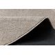 ETON PLUS Teppich Kreis beige, einfarbig, einheitlich, schlicht