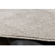 ETON PLUS Teppich Kreis beige, einfarbig, einheitlich, schlicht