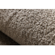 ETON PLUS Teppich Kreis beige, einfarbig, einheitlich, schlicht