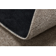 ETON PLUS Teppich Kreis beige, einfarbig, einheitlich, schlicht