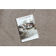 ETON PLUS Teppich Kreis beige, einfarbig, einheitlich, schlicht