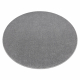 ETON PLUS cerc covor gri deschis, monocolor, uniformă, uni