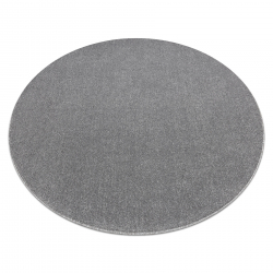 ETON PLUS circle carpet light grey, one-color, uniform, plain
