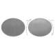 ETON PLUS circle carpet light grey, one-color, uniform, plain