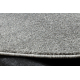 ETON PLUS Teppich Kreis hellgrau, einfarbig, einheitlich, schlicht