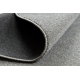 Alfombra ETON PLUS círculo color gris claro, monocromática, uniforme, lisa