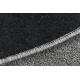 Alfombra ETON PLUS círculo color gris claro, monocromática, uniforme, lisa