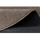 ETON PLUS Teppich Kreis mocca Melange braun / beige