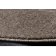 ETON PLUS Teppich Kreis mocca Melange braun / beige