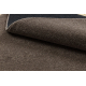 ETON PLUS Teppich Kreis mocca Melange braun / beige