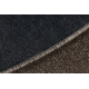 ETON PLUS Teppich Kreis mocca Melange braun / beige
