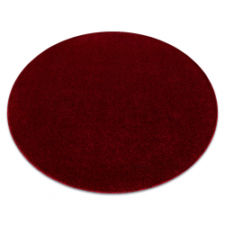 ETON PLUS circle carpet Melange red / black