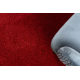 Alfombra ETON PLUS círculo Melange rojo / negro
